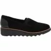 Clarks Shoes Clarks Sharon Dolly Slip On Casual Shoes - Womens -WOMENS CASUAL SHOES Sales Store CX 26155819 BLK2