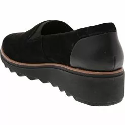 Clarks Shoes Clarks Sharon Dolly Slip On Casual Shoes - Womens -WOMENS CASUAL SHOES Sales Store CX 26155819 BLK3