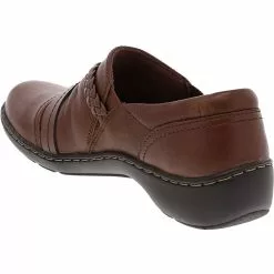 Clarks Shoes Clarks Cora Braid Slip On Casual Shoes - Womens -WOMENS CASUAL SHOES Sales Store CX 26162128 TAN3