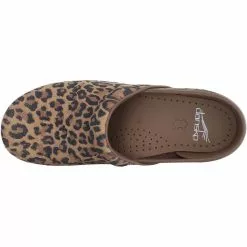 Dansko Shoes Dansko Professional Leopard Print Casual Shoes - Womens -WOMENS CASUAL SHOES Sales Store DO 106LEO LEO3