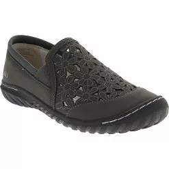 JBU Wildflower Moc Slipon Casual Shoes - Womens -WOMENS CASUAL SHOES Sales Store JB JB19WFM BLK1